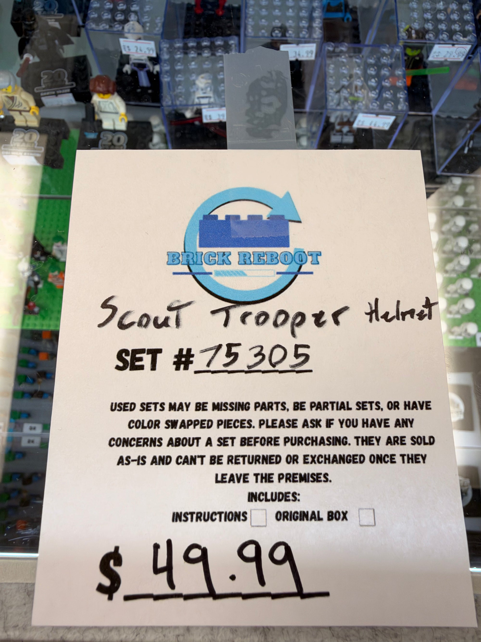75305 Scout Trooper Helmet - Used